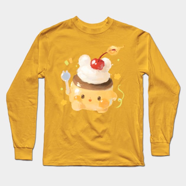 Happi Pudding Long Sleeve T-Shirt by happyyu